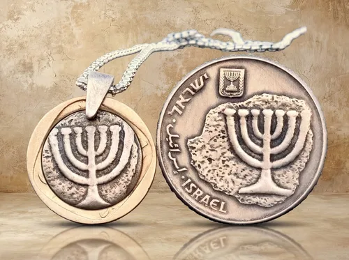 תליון מנורה, 100 שקלים ישנים, שנות ה 80